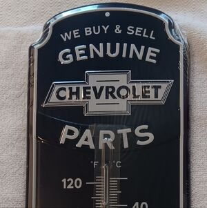 Collectible Chevrolet Metal Thermometer